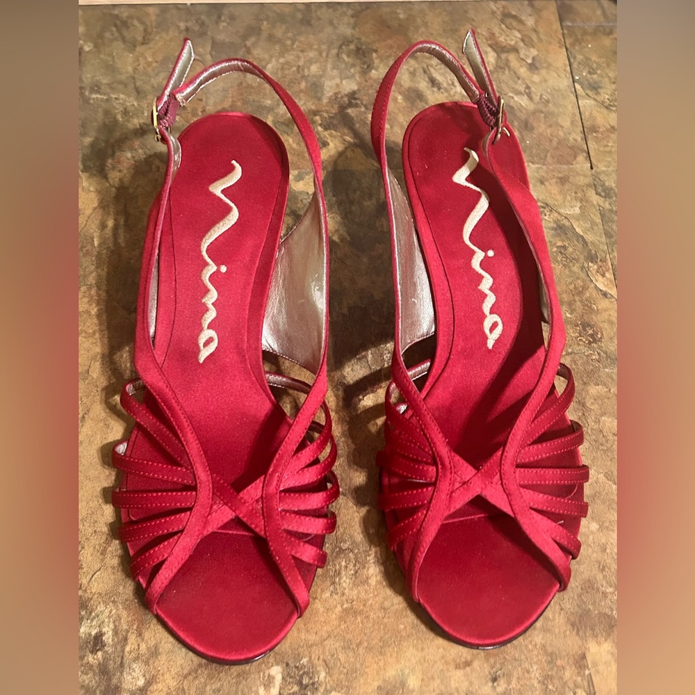 Vintage Nina high heel strappy sandals (2006) Great condition Size 6.5